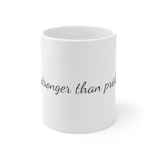 Load image into Gallery viewer, AOL Love Is Stronger Than Pride Mug 11 oz