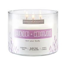 Load image into Gallery viewer, Candle Connoisseurs Feature: Essential Elements by Candle-lite Company Americas #1 Natural Scented Candles, Three-Wick Aromatherapy Candle with 45 Hours of Burn Time