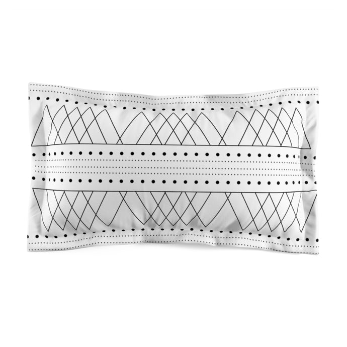 AOL Geometric Imperfection Pillow Sham