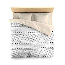 Load image into Gallery viewer, AOL Geometric Imperfection Vintage Vibes Microfiber Duvet Cover